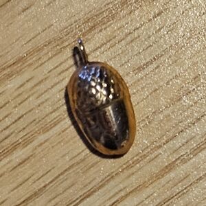Copper Acorn Charm - 0.5 Inches